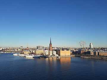 Blick auf Stockholm
